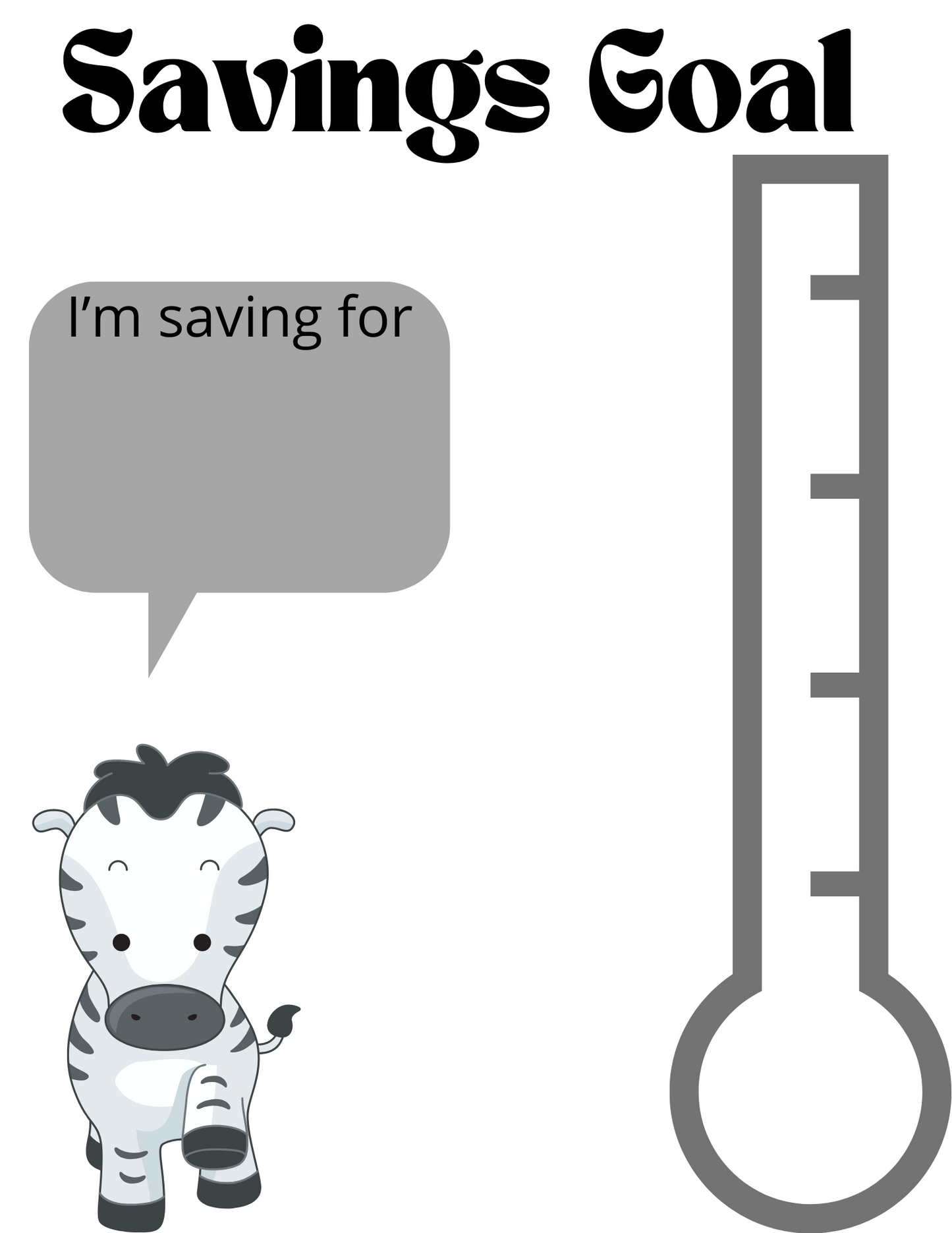 Savings Tracker (ages 5-8)